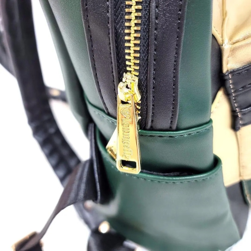 Loungefly Marvel Loki Green/Beige Backpack New - Picture 4 of 6